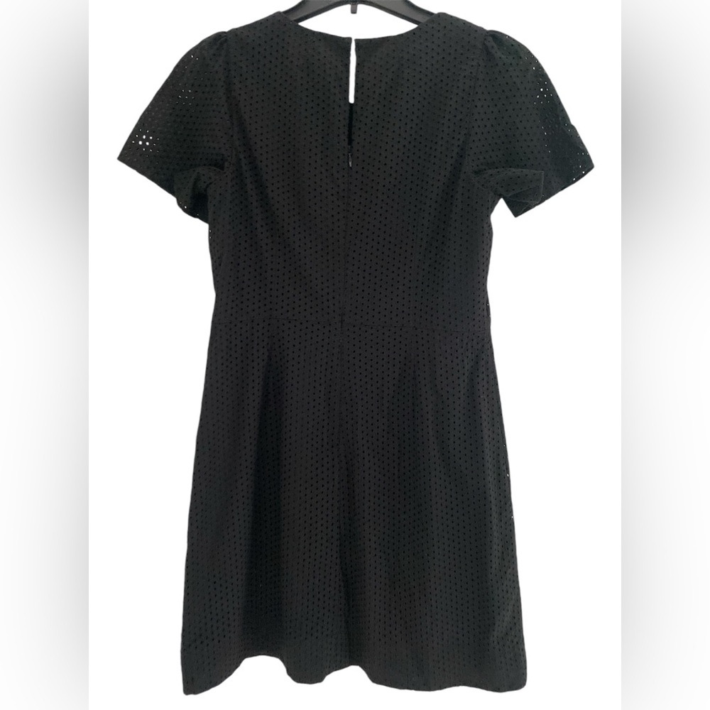 J. Crew Black Eyelet Dress Size 4